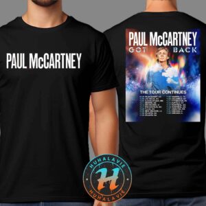 Paul McCartney Got Back The Tour Continues North American Tour 2025 Kicks Off In Palm Desert CA On September 29 2025 Two Sided Print Unisex T-Shirt