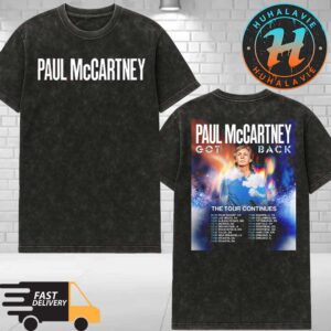 Paul McCartney Got Back The Tour Continues North American Tour 2025 Start In Palm Desert CA On September 29 2025 Washed T-Shirt