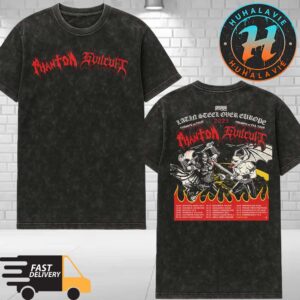 Phantom Evilcult Latin Steel Over Europe Tour 2025 Dates List Washed T-Shirt