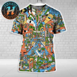 Phish Band Boulder Colorado Poster At Folsom Field On July 3rd 4th And 5th 2025 All Over Print Shirt