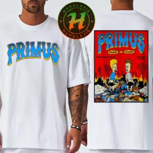 Primus Band In Louisville KY Onward and Upward Summer Tour Music Poster At Iroquois Amphitheater On July 15th 2025 Unisex T-Shirt