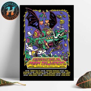 Psychedelic Porn Crumpets European Tour August 2025 Dates List Start In Tunbridge Wells UK On August 11th Home Decor Poster Canvas