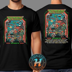 Psychedelic Porn Crumpets North America Tour 2025 Dates List Kicks Off In Phoenix AZ On October 29th 2025 Two Sided Print Vintage T-Shirt