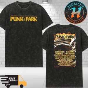 Punk In The Port Los Angeles Merch Tee Punk Festival In San Pedro CA At Berth 46 On October 4th And 5th 2025 Washed T-Shirt
