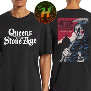 Queens Of The Stone Age Pistoia Italy Poster Art By Brandon Heart On July 15th 2025 At Pistoia Blues Festival Vintage T-Shirt