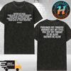 Refused Band Are Really Fucking North American Tour 2025 List Dates Kicks Off In Brooklyn NY On March 21 2025 Washed T-Shirt
