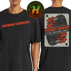 Riverboat Gamblers Denver Colorado Show Poster On July 19th 2025 At Punk In The Park Unisex T-Shirt