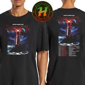 Rivers Of Nihil Europe Summer Tour 2025 Cities List Kick Off In Rasnov RO On August 2th 2025 Two Sided Print T-Shirt