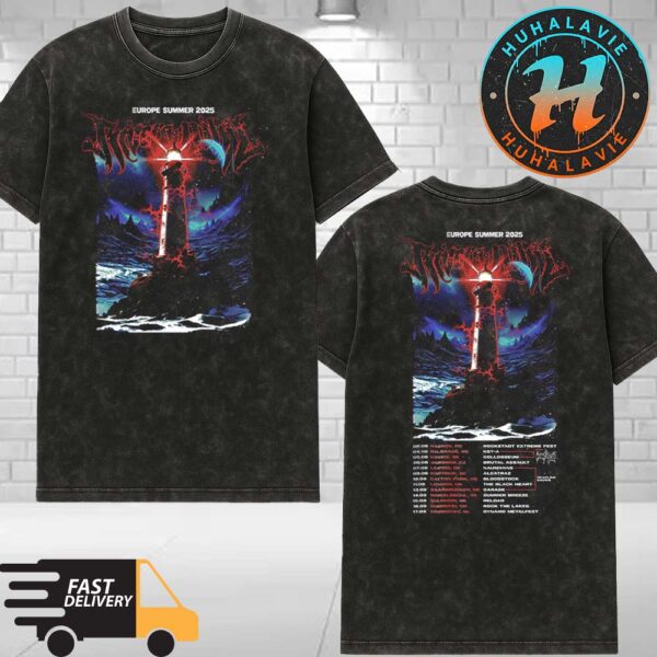 Rivers of Nihil Europe Summer Tour 2025 Dates List Start In Rasnov RO On August 2th 2025 Washed T-Shirt