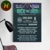 Rivers of Nihil Europe Summer Tour 2025 Cities List Kick Off In Rasnov RO On August 2th 2025 Home Decor Poster Canvas