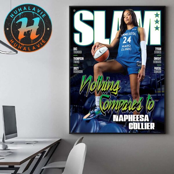 SLAM 257 Nothing Compares To Napheesa Collier Team Minnesota Lynx Magazine Cover Home Decor Poster Canvas