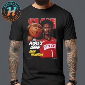 SLAM 257 The People’s Champ Amen Thompson Team Houston Rockets Cover Tee Unisex T-Shirt