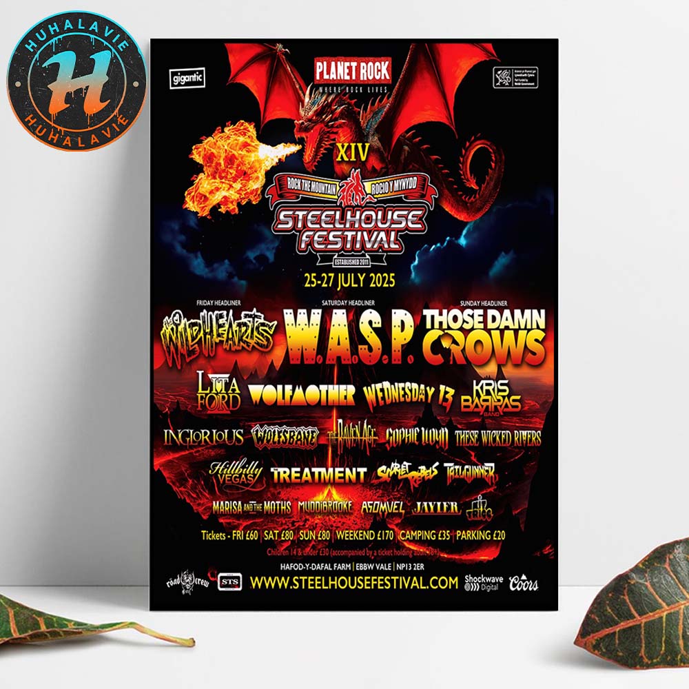 Steelhouse Festival 2025 Lineup In Ebbw Vale Wales At Ebbw Vale NP23 7TL On July 25-27 2025 Home Decor Poster Canvas Steelhouse Festival 2025 Lineup In Ebbw Vale Wales At Ebbw Vale NP23 7TL On July 25-27 2025 Home Decor Poster Canvas