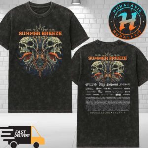 Summer Breeze Festival 2025 In Dinkelsbuhl Bavaria Germany Poster Full Line Up On August 13-16 2025 Washed T-Shirt