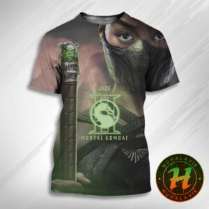 Tati Gabrielle As Jade New Character Posters For Mortal Kombat 2 Only In Theaters October 24 2025 All Over Unisex T-Shirt