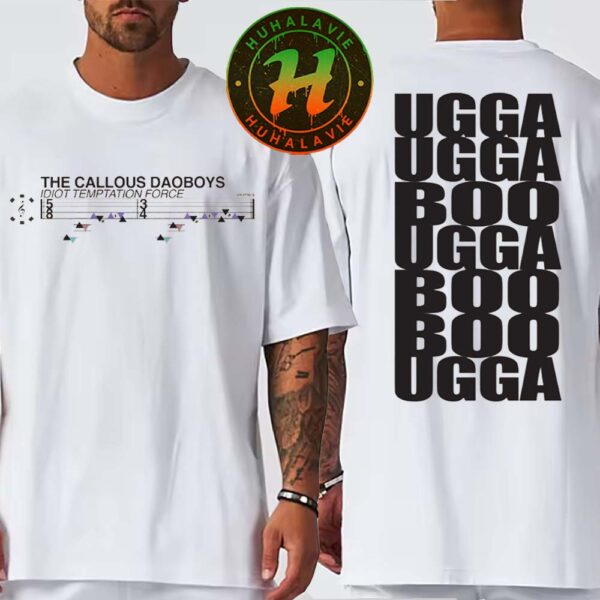 The Callous Daoboys Collection Tee Idiot Temptation Force Ugga Boo Two Sided Print T-Shirt