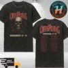 The Offspring Mohawk Skull 2025 Exclusive Tee Worldwide In 25 Tour Washed T-Shirt
