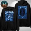The Offspring Rose Skull 2025 Ladies Tour Tee Worldwide In 25 Tour Two Sided Print Black T-Shirt