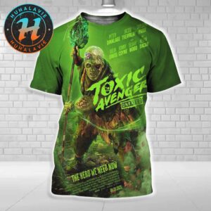 The Toxic Avenger 2025 Unrated Official Poster Only In Theaters 29 August 2025 All Over Print Shirt