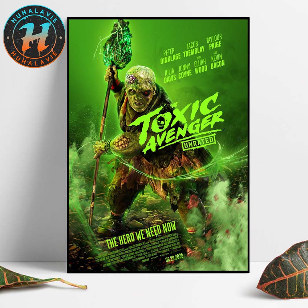 The Toxic Avenger 2025 Unrated Official Poster Only In Theaters 29 August 2025 Home Decor Poster Canvas The Toxic Avenger 2025 Unrated Official Poster Only In Theaters 29 August 2025 Home Decor Poster Canvas
