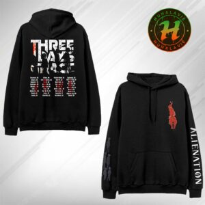 Three Days Grace Merch Tee Alienation 2025 Tour In Vancouver BC On June 7 All Over Print Hoodie T-Shirt