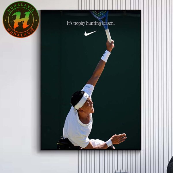 Tokito Oda Its Trophy Huting Season Nike x Tokito Oda Wins 2nd Wimbledon Men’s Wheelchair Singles Title 2025 Poster Canvas