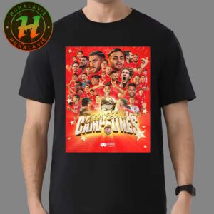 Toluca FC Beat America To Claim The Campeon De Campeones Trophy Champions 2025 Unisex T-Shirt