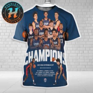 USA Men’s Basketball Champions 2025 FIBA U19 World Cup Gold Medal All Over Print Shirt