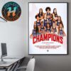 USA Men’s Basketball Champions 2025 FIBA U19 World Cup Gold Medal Home Decor Poster Canvas