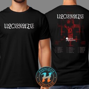 Ulcerate Through Ashen Hearts North America Tour 2025 Dates List Kicks Off In San Diego CA On October 2025 Two Sided Print Unisex T-Shirt