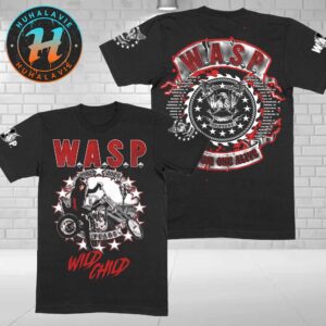 W.A.S.P. Exclusive Tee Wild Child World Tour 2025 Official Black Tour Two Sided Print Vintage T-Shirt