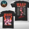 W.A.S.P. Exclusive Tee Wild Child World Tour 2025 Official Black Tour Two Sided Print Vintage T-Shirt