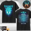 Wacken Open Air 2025 Main With Bullhead Cover Tee Festival Lineup On July 30-August 2 2025 Washed T-Shirt