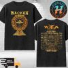Wacken Open Air 2025 Merch Tee Stargate Festival Lineup On July 30-August 2 2025 Washed T-Shirt