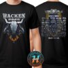 Wacken Open Air 2025 Merch Classic Rock 2025 With Lineup On July 30-August 2 Two Sided Print Unisex T-Shirt