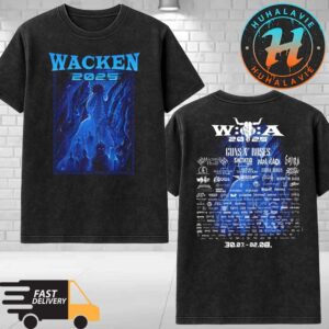 Wacken Open Air 2025 x Lovecraft Style By Cthulhu Mythos Tee Festival Lineup On July 30-August 2 2025 Washed T-Shirt