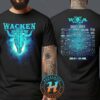 Wacken Open Air 2025 x Mechanical Bullhead Festival Lineup On July 30th–August 2nd 2025 Two Sided Print Vintage T-Shirt