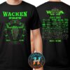 Wacken Open Air 2025 x Roses And Thorns Festival Lineup On July 30-August 2 2025 Two Sided Print Classic T-Shirt
