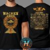 Wacken Open Air 2025 x Stargate Festival Lineup On July 30-August 2 2025 Two Sided Print Unisex T-Shirt