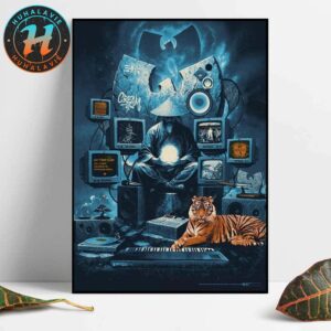 Wu-Tang Clan Columbus Ohio Poster At Nationwide Arena On July 9 The Final Chamber Tour 2025 Home Decor Poster Canvas