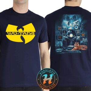 Wu-Tang Clan Columbus Ohio Poster At Nationwide Arena On July 9 The Final Chamber Tour 2025 Two Sided Print Navy T-Shirt