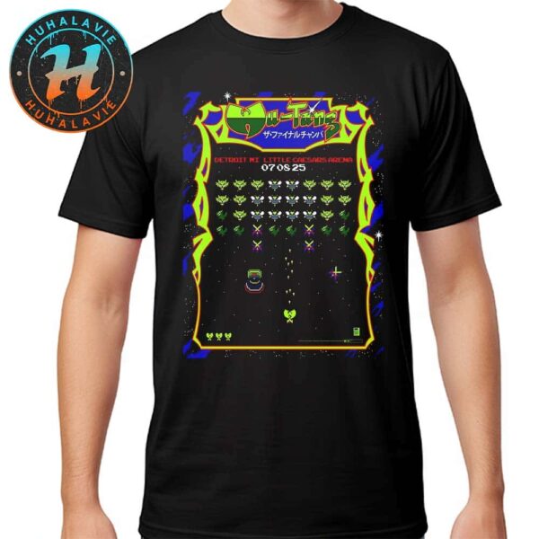 Wu Tang Clan Detroit MI Concert Poster At Little Caesars Arena On July 8 Final Chamber Tour 2025 Unisex T-Shirt