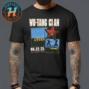 Wu Tang Clan Los Angeles CA Exclusive Tee At Crypto.com Arena On June 22 Final Chamber Tour 2025 Black Unisex T-Shirt