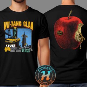 Wu Tang Clan New York City NY Exclusive Tee At The Madison Square Garden On July 16 Final Chamber Tour 2025 Two Sided Print Unisex T-Shirt