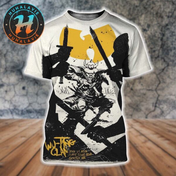 Wu-Tang Clan Seattle Washington The Final Chamber Tour 2025 Music Poster At Climate Pledge Arena On June 28 2025 All Over Print Shirt