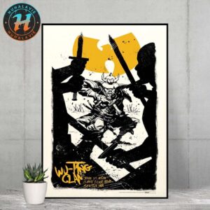 Wu-Tang Clan Seattle Washington The Final Chamber Tour 2025 Music Poster At Climate Pledge Arena On June 28 2025 Home Decor Poster Canvas
