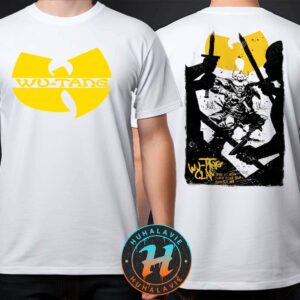 Wu-Tang Clan Seattle Washington The Final Chamber Tour 2025 Music Poster At Climate Pledge Arena On June 28 2025 Two Sided Print White T-Shirt