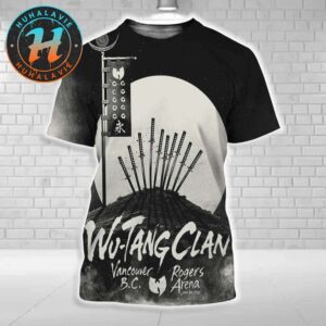 Wu-Tang Clan Vancouver British Columbia The Final Chamber Tour 2025 Show Poster At Rogers Arena On June 30 2025 All Over Print Shirt
