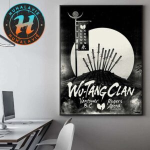 Wu-Tang Clan Vancouver British Columbia The Final Chamber Tour 2025 Show Poster At Rogers Arena On June 30 2025 Home Decor Poster Canvas
