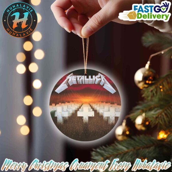 Metallica Master Of Puppets Album Cover 2025 Gift Christmas Decorations Ornament